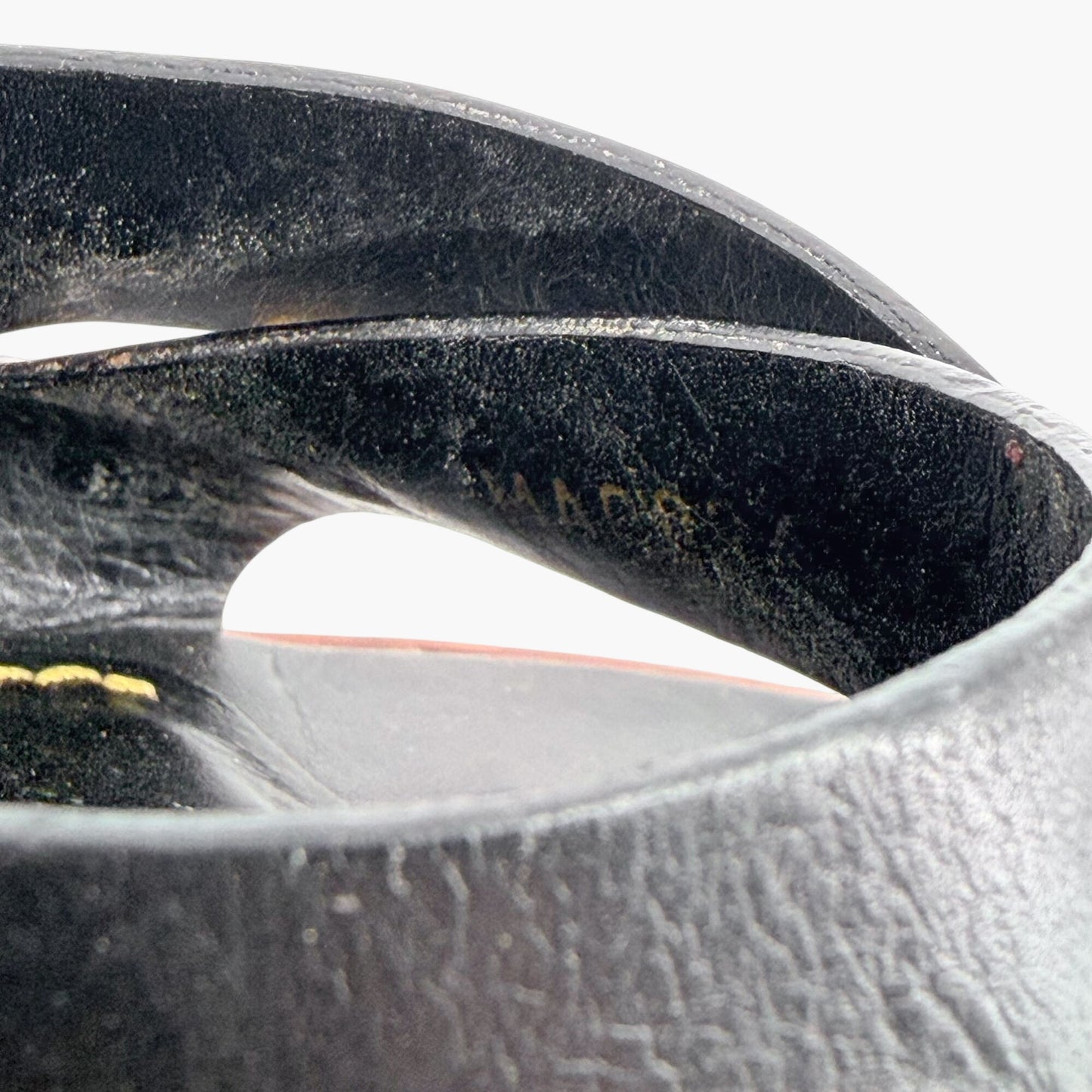 Louis Vuitton S Lock Studded Block Heel Sandals Size 36.5