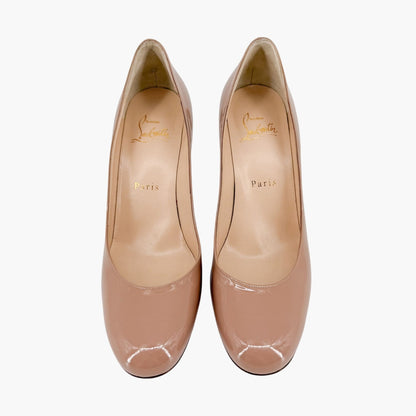 Christian Louboutin Lady Gena 85 Pumps Nude Size 36.5