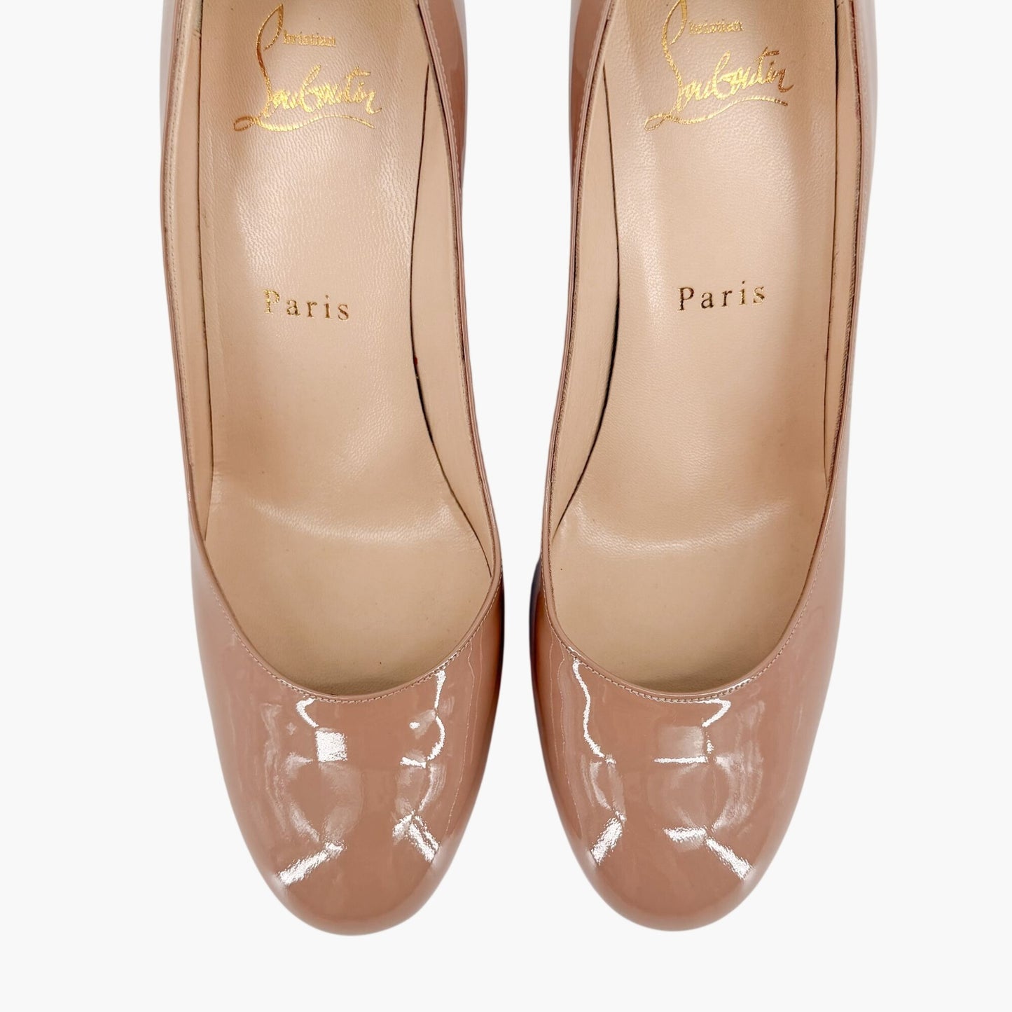 Christian Louboutin Lady Gena 85 Pumps Nude Size 36.5