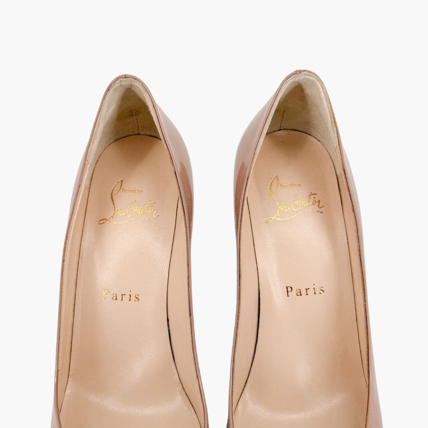 Christian Louboutin Lady Gena 85 Pumps Nude Size 36.5