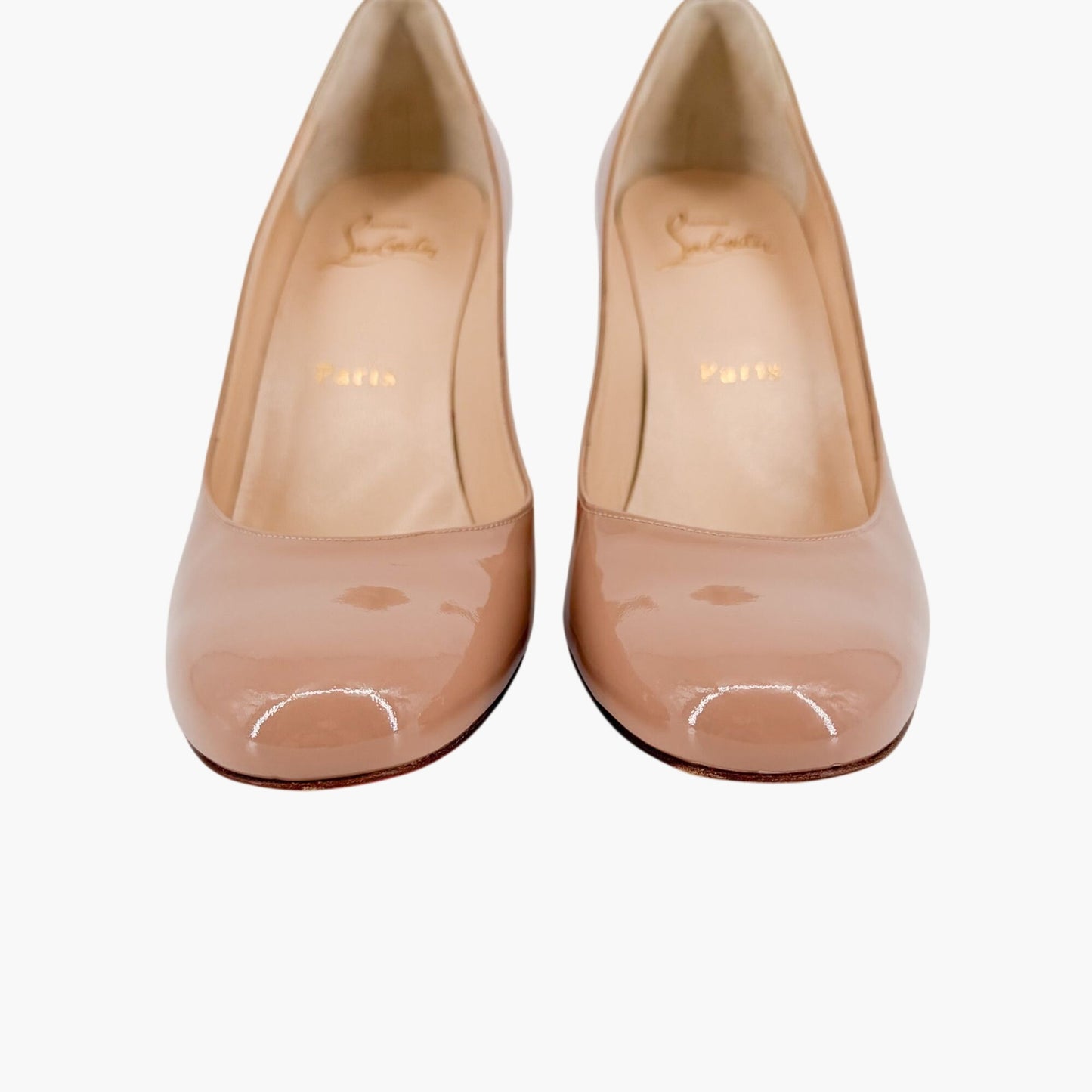 Christian Louboutin Lady Gena 85 Pumps Nude Size 36.5