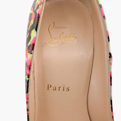 Christian Louboutin So Kate 120 Paint Splatter Pumps Size 37