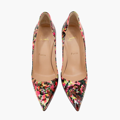 Christian Louboutin So Kate 120 Paint Splatter Pumps Size 37