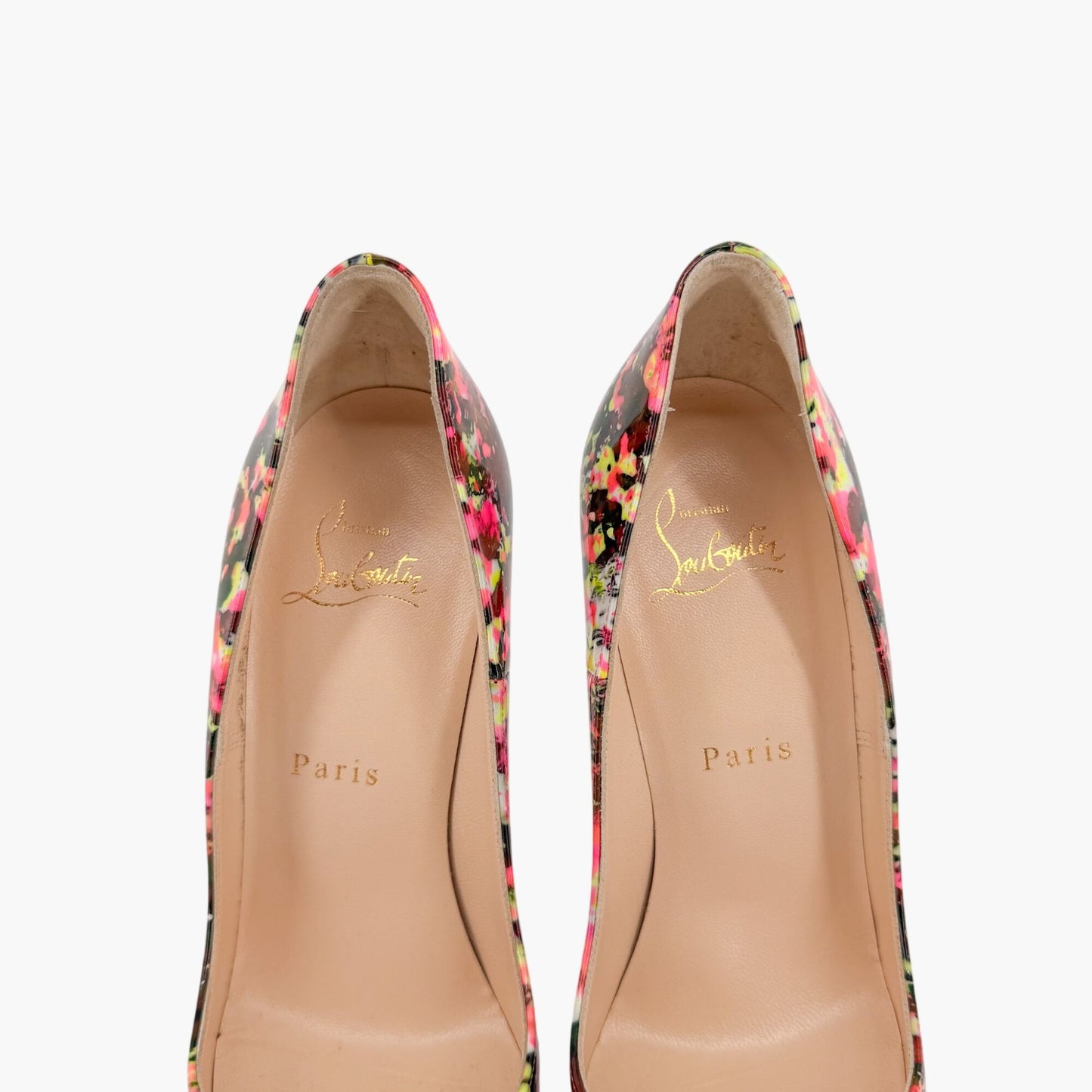 Christian Louboutin So Kate 120 Paint Splatter Pumps Size 37