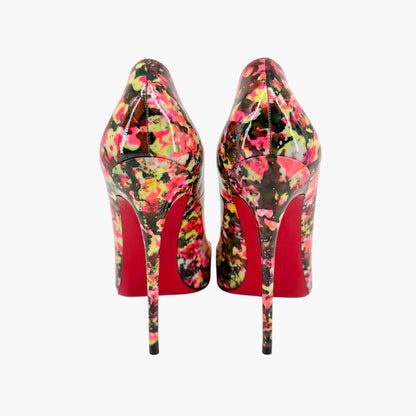 Christian Louboutin So Kate 120 Paint Splatter Pumps Size 37