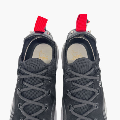 Christian Louboutin Black Suede Arpoador Drawstring Sneakers – Size 39.5