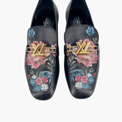 Louis Vuitton Upper Case Floral Print Loafers – Size 37