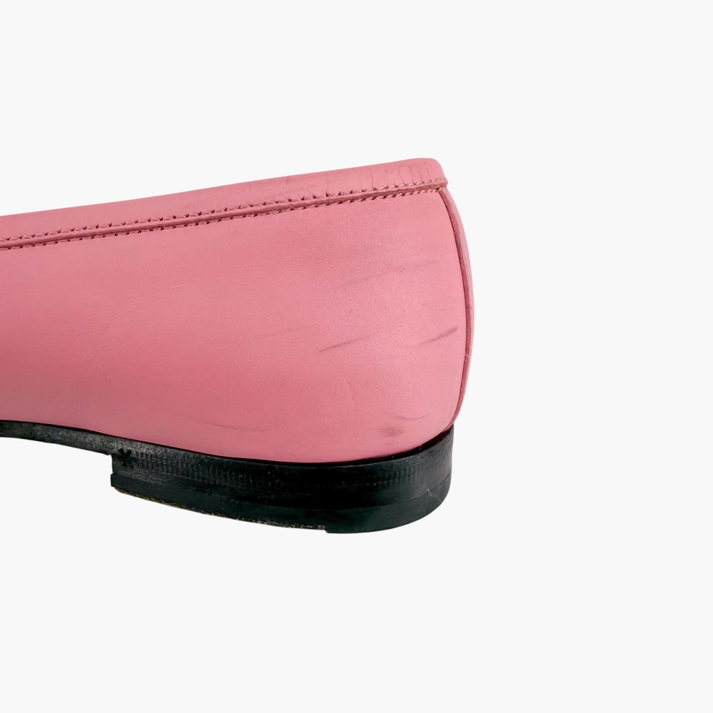 Gucci Jordaan Horsebit Loafers in Pink Leather Size 39.5