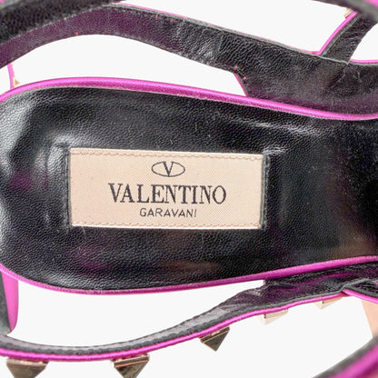Valentino Rockstud Caged Pumps Fuchsia Pink Size 41