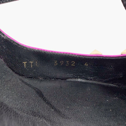 Valentino Rockstud Caged Pumps Fuchsia Pink Size 41