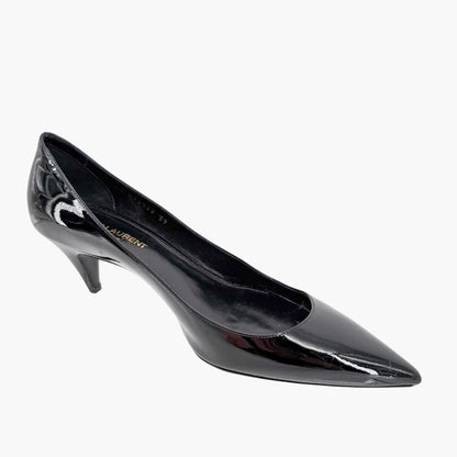 Saint Laurent Charlotte Pointed Pumps Black Size 39