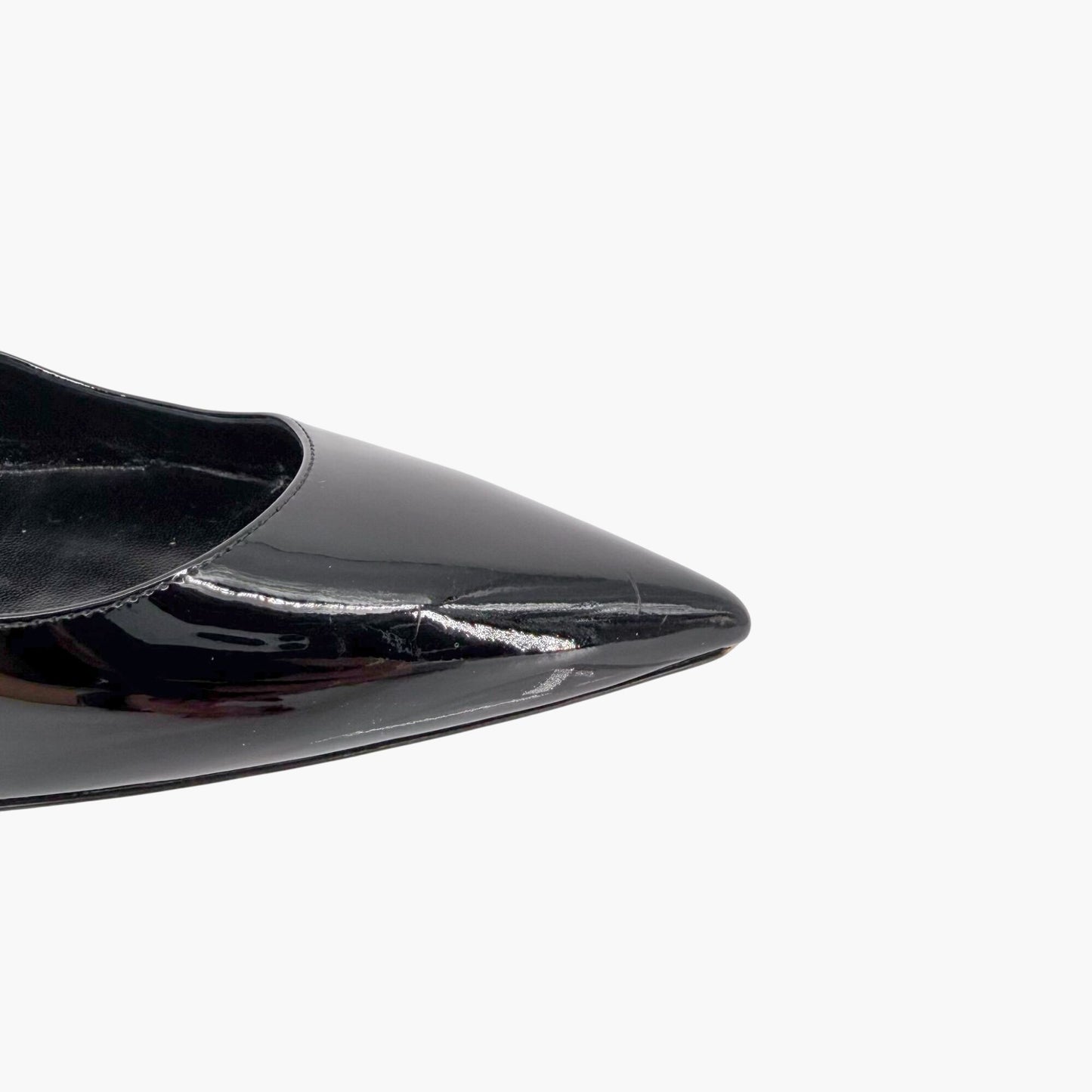Saint Laurent Charlotte Pointed Pumps Black Size 39