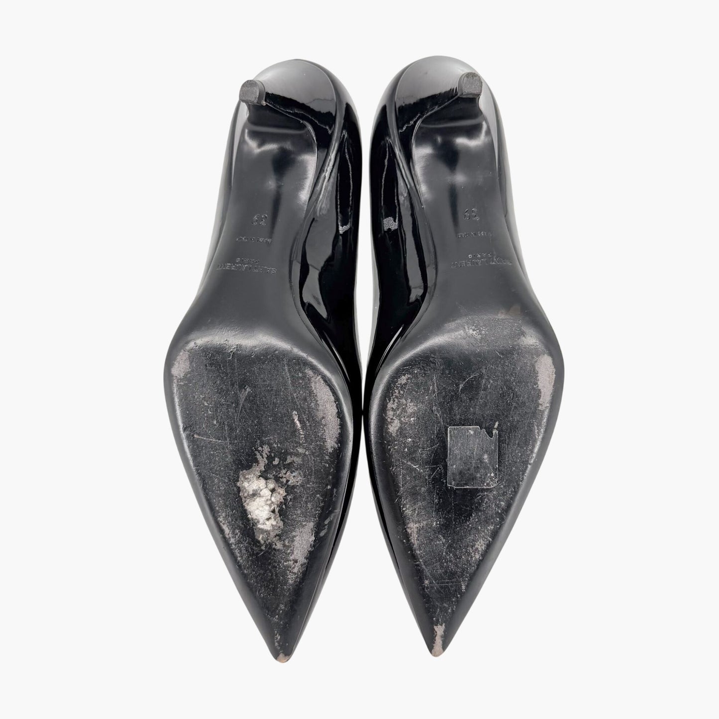 Saint Laurent Charlotte Pointed Pumps Black Size 39