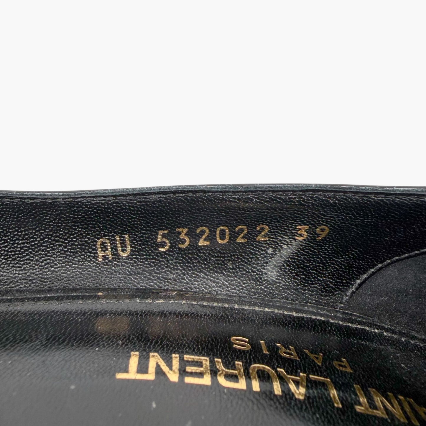 Saint Laurent Charlotte Pointed Pumps Black Size 39