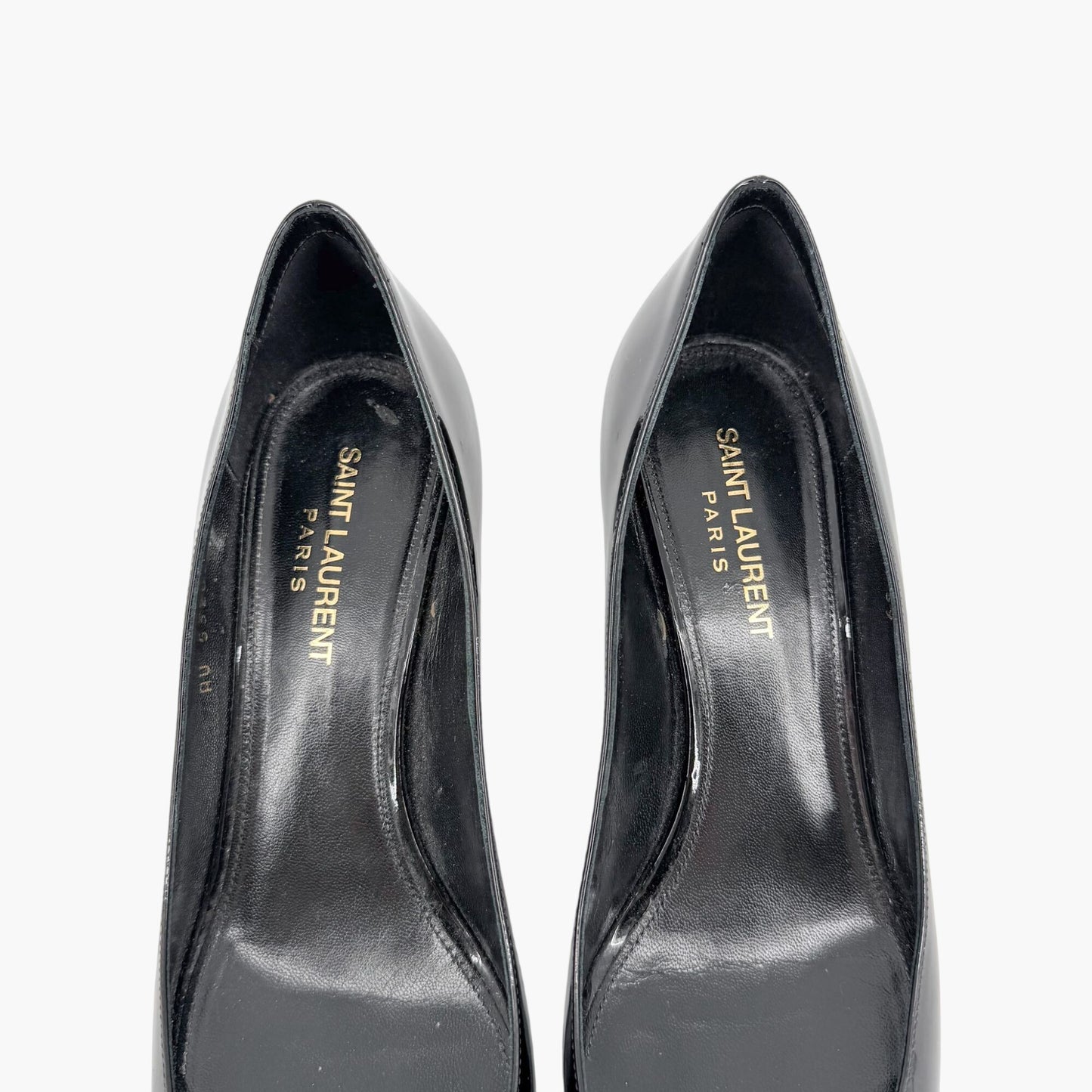 Saint Laurent Charlotte Pointed Pumps Black Size 39