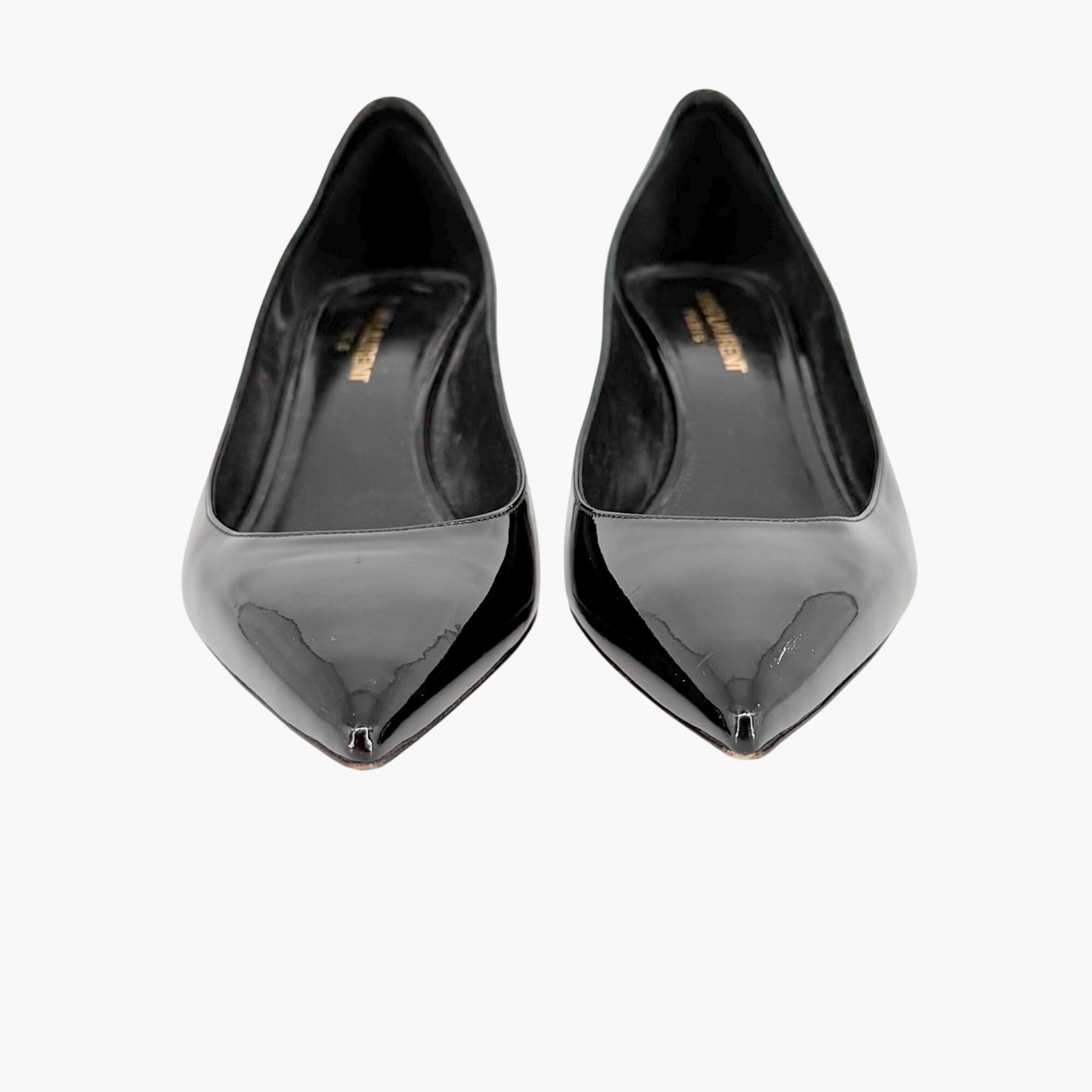 Saint Laurent Charlotte Pointed Pumps Black Size 39