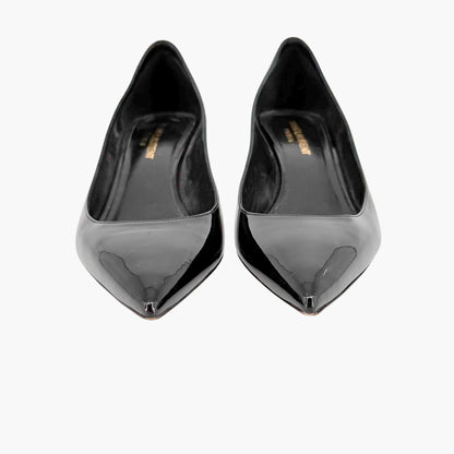 Saint Laurent Charlotte Pointed Pumps Black Size 39