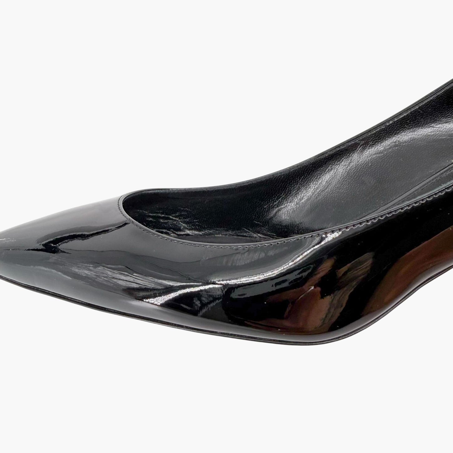 Saint Laurent Charlotte Pointed Pumps Black Size 39
