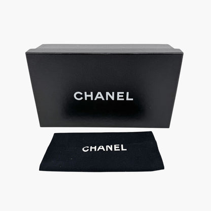 Chanel Cap Toe CC Ballet Flats in Black Patent Leather Size 38.5