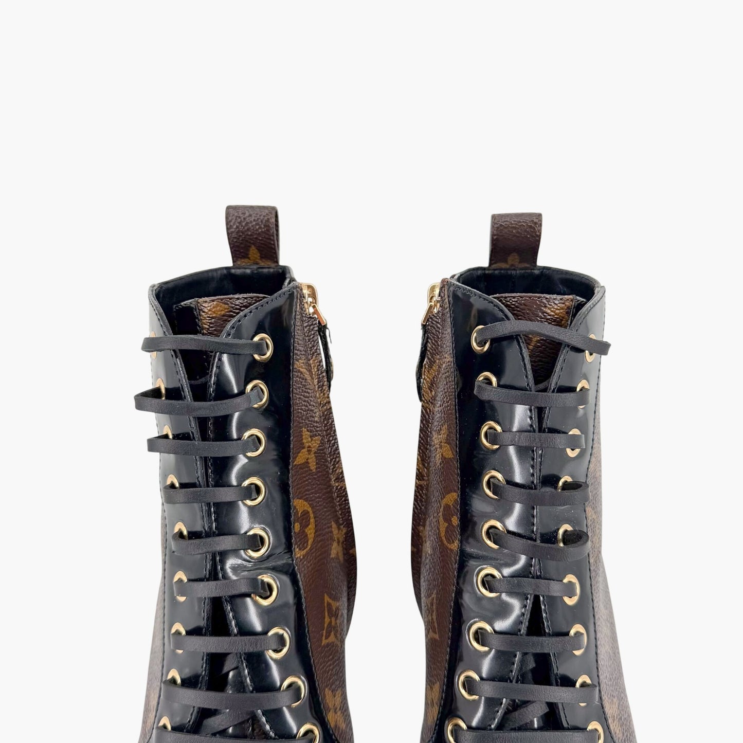 Louis Vuitton Star Trail Combat Boots Brown Size 38.5