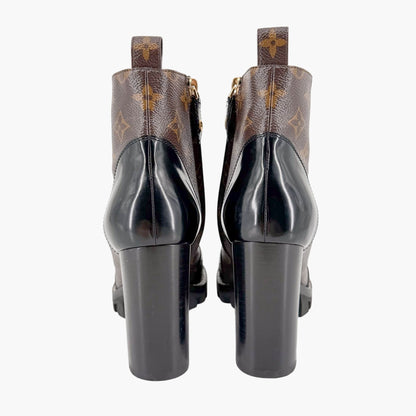 Louis Vuitton Star Trail Combat Boots Brown Size 38.5