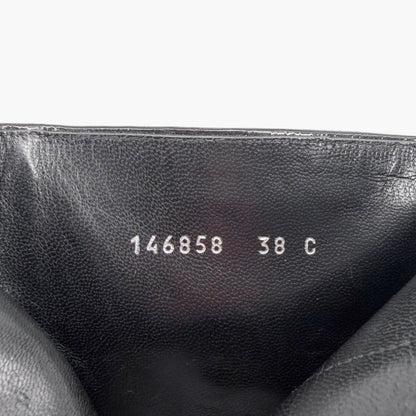 Gucci GG Web Stripe Ankle Boots Black Suede Size 38