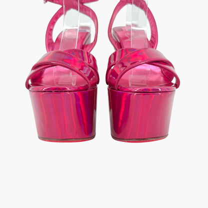 Christian Louboutin Pink Superyaz 160 Platform Sandals Size 39