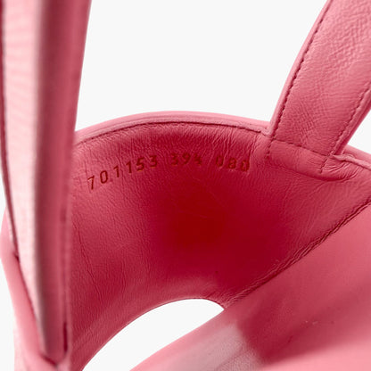 Gucci Angelina GG Platform Sandals in Pink Monogram Canvas Size 39.5