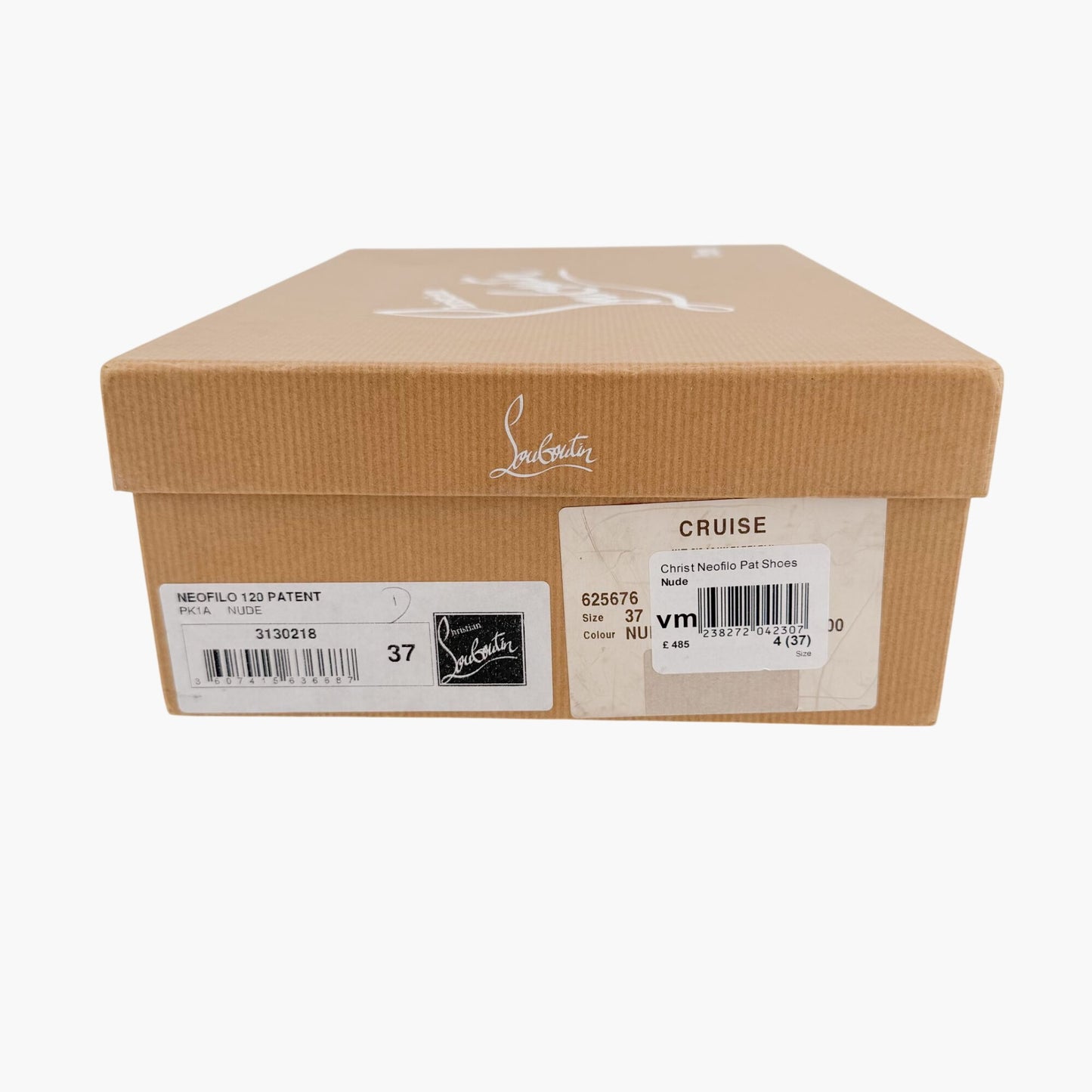 Christian Louboutin Neofilo 120 Pumps Nude Size 37