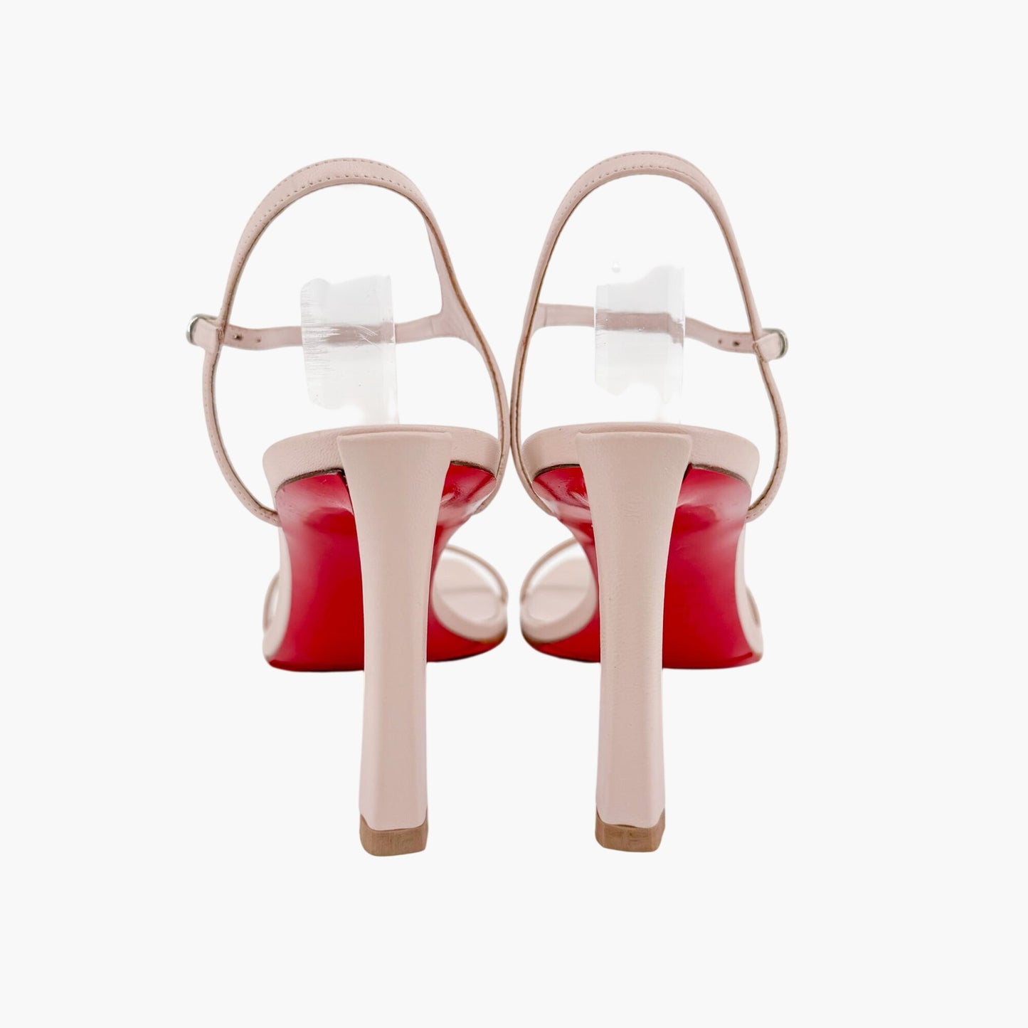 Christian Louboutin Condora Sandals in Leche Pink Leather Size 41