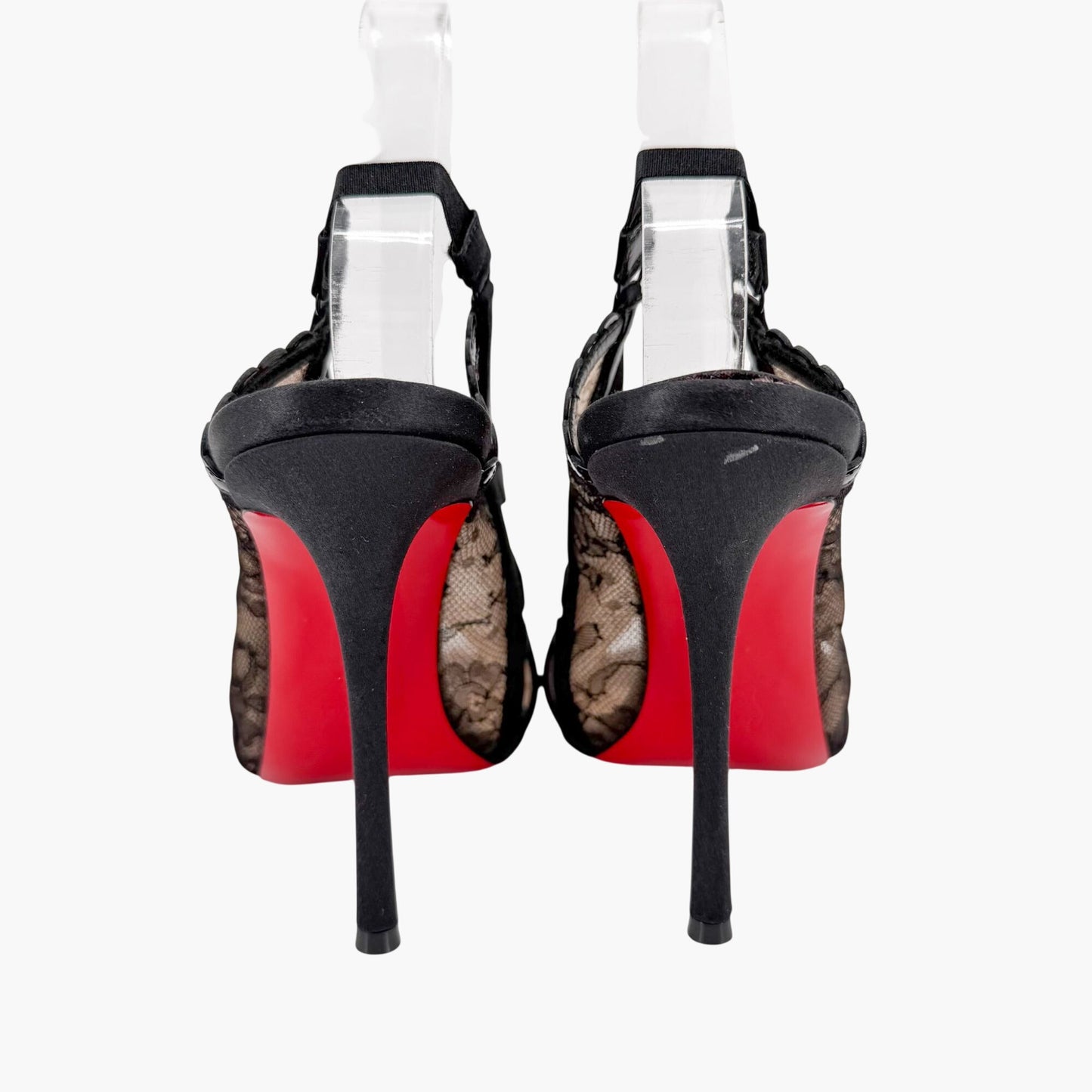 Christian Louboutin Guiptik Lace Slingback Pumps Size 40