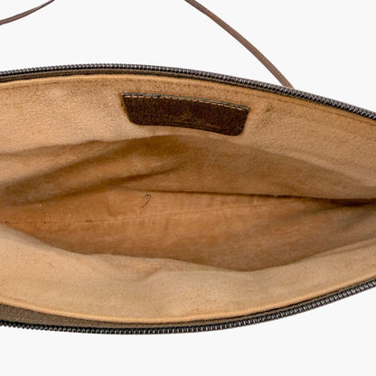 Gucci Sherry Web Stripe Shoulder Bag Beige GG Canvas