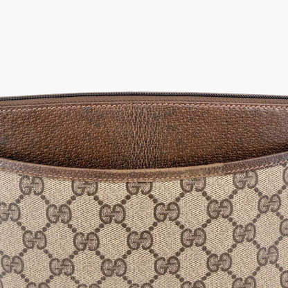 Gucci Sherry Web Stripe Shoulder Bag Beige GG Canvas