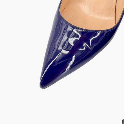 Christian Louboutin So Kate 120 Patent Leather Pumps in Encre Blue – Size 38