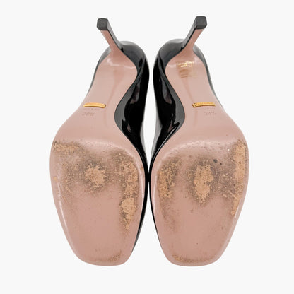 Gucci Horsebit Patent Pumps Black Size 38.5