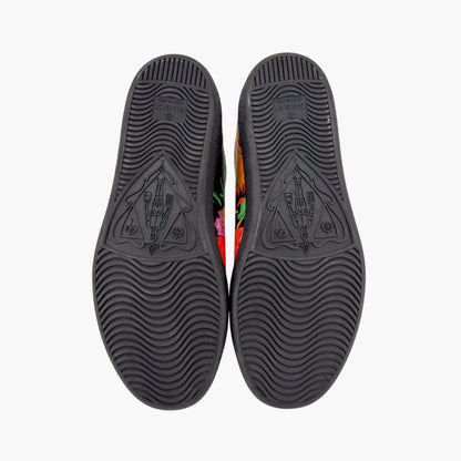Gucci Ken Scott Ace Sneakers Black Floral GG Size 36